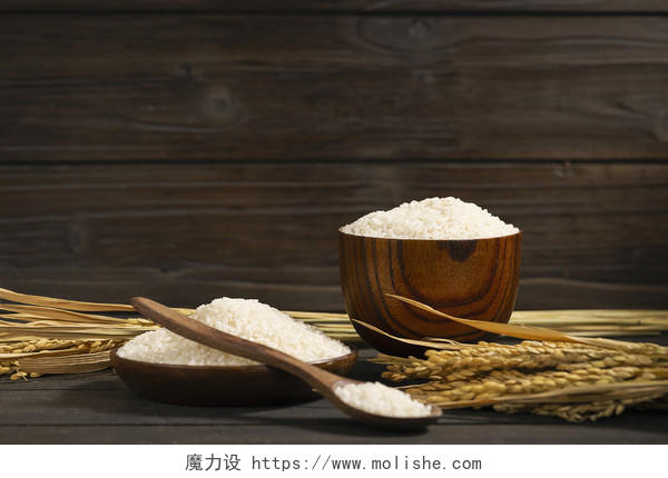 大米麦穗创意粮食素材